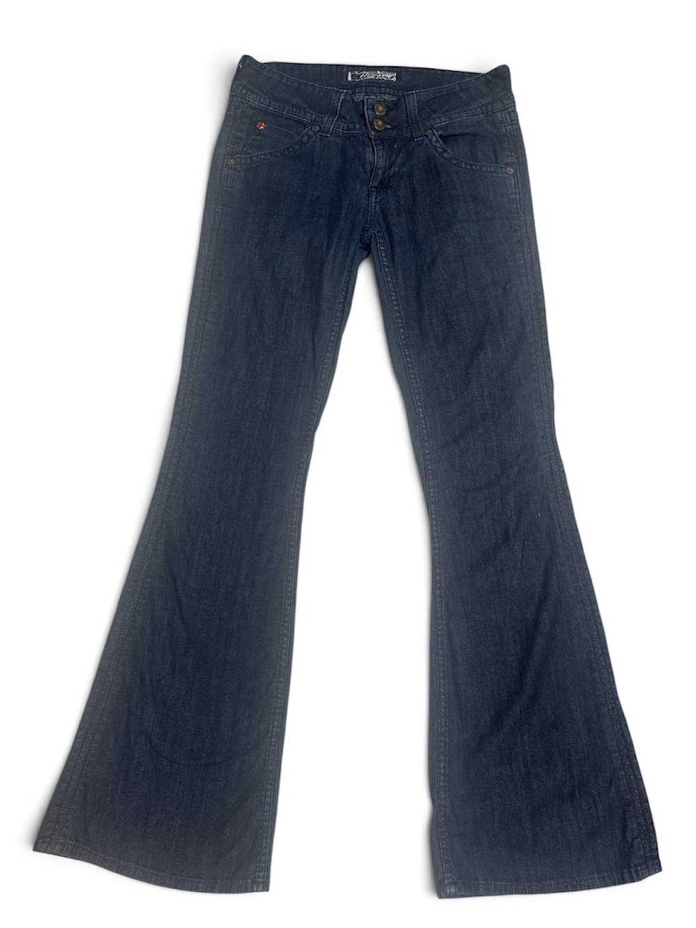 Hudson Jeans Dark Indigo Flare Wide-Leg